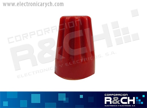 [CN-WC05] CN-WC05 conector rojo par empalme cable 14,12,10