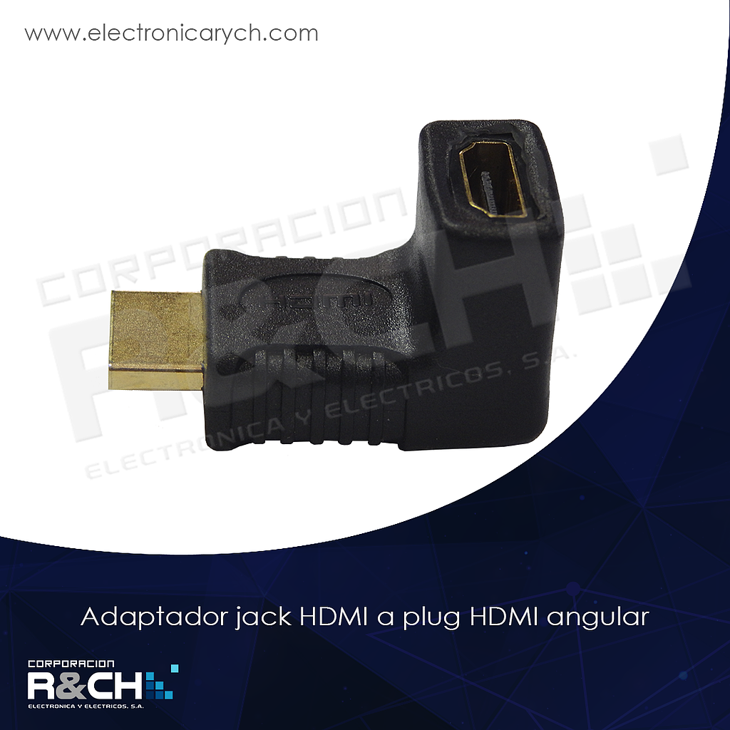 CN-HDMI7 adaptador jack HDMI a plug HDMI angular