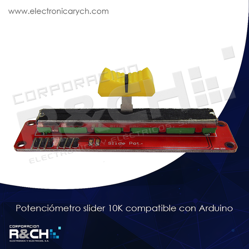 [PT-10KMD] PT-10KMD Potenciómetro slider 10K compatible con Arduino