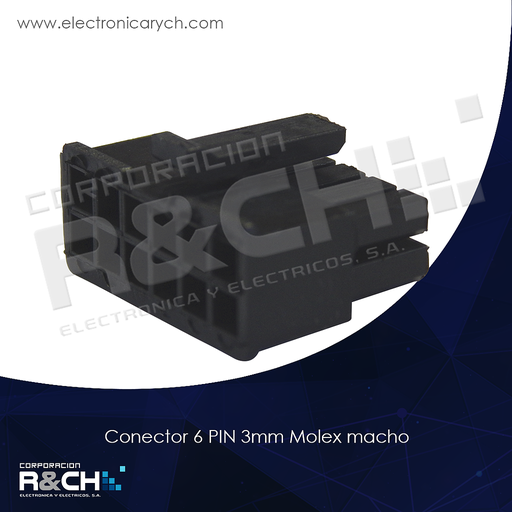 [CN-43025M6] CN-43025M6 conector 6 PIN 3mm Molex macho