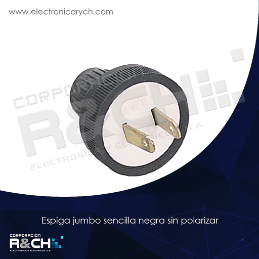 [60-E17S] [60-E17S] 60-E17S espiga jumbo sencilla negra sin polarizar