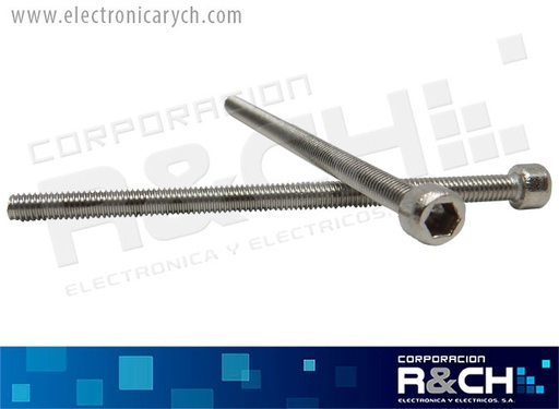 [Virtual Locations/CORPORACION R&CH, S.A.: Inventory adjustment] TOR-587 Tornillo M3x40mm Cabeza Hexagonal