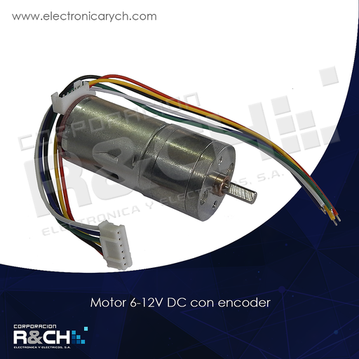 [MT-25GA] MT-25GA Motor 12V DC con encoder