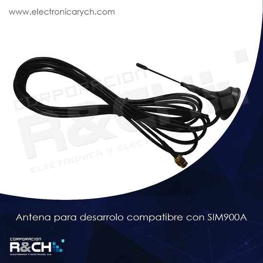 [AT-SIM908] AT-SIM908 antena para desarrolo compatible con SIM900A Conector Recto