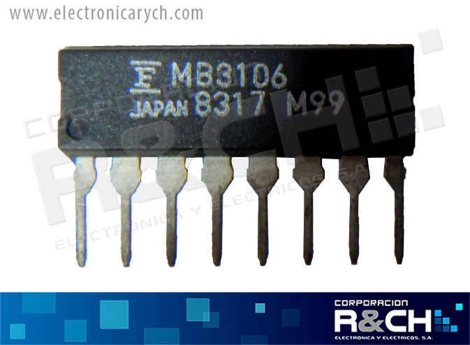 NTE1659 AF circuito dual preamplificador MB3106