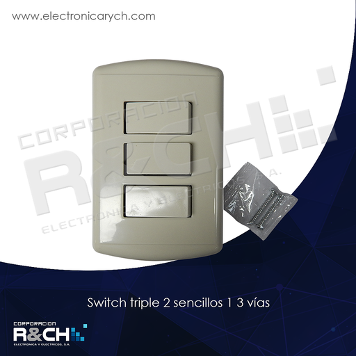 [BT-1820] BT-1820 switch triple 2 sencillos 1 3 vías