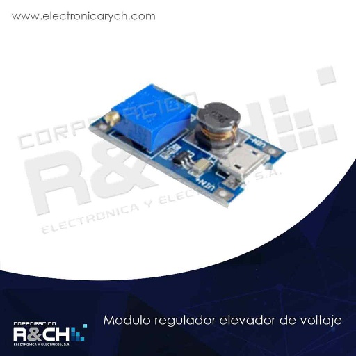 [MD-MT3608] MD-MT3608 Modulo Regulador Elevador de Voltaje  Micro Vi=2-24 Vo=5-26V