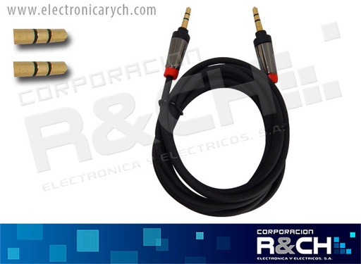 [PS-251] PS-251 extension plug 3.5mm stereo a plug 3.5mm stereo 6Ft HQ Voyz