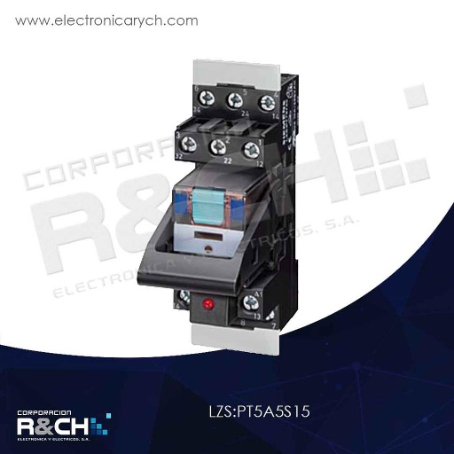 [Virtual Locations/CORPORACION R&CH, S.A.: Inventory adjustment] LZS:PT5A5S15 RELE DE 14 PINES 115VAC CON BASE