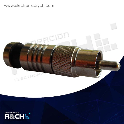 [F-76] F-76 plug RCA a compresión a conector RG-6