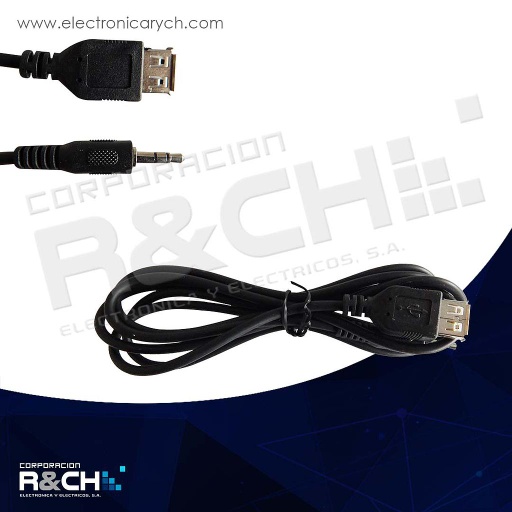 [M-262] M-262 extension USB jack a plug 3.5mm stereo 2 canales 6"