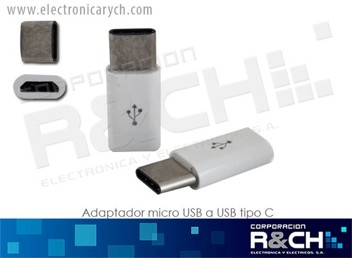 [M-732] M-732 adaptador micro USB a USB tipo C