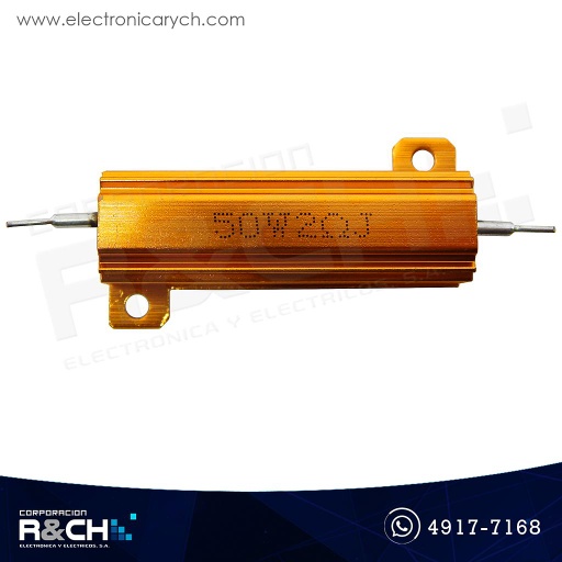 [RX-2/50] RX-2/50 Resistencia 2 ohm 50W Aluminio