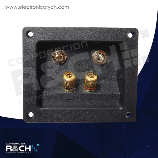 [NB-518] NB-518 terminal doble para bocina cuadrada HQ 3x3x1/4" mono