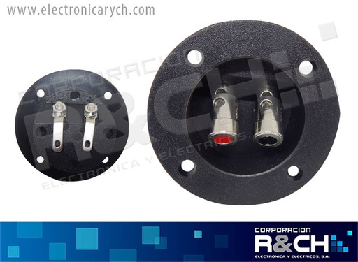[NB-523] NB-523 terminal doble para bocina redonda conector a presion HQ 3"