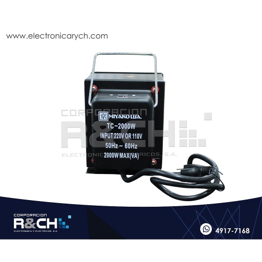[TC-2000W] TC-2000W Transformador 2000W step up-down