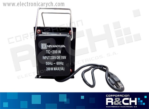 [TC-200W] TC-200W transformador 200W step up-down