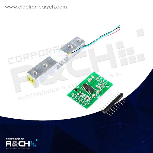 [MD-SP5] MD-SP5 Sensor de peso 5KG aluminio incluye módulo HX711AD