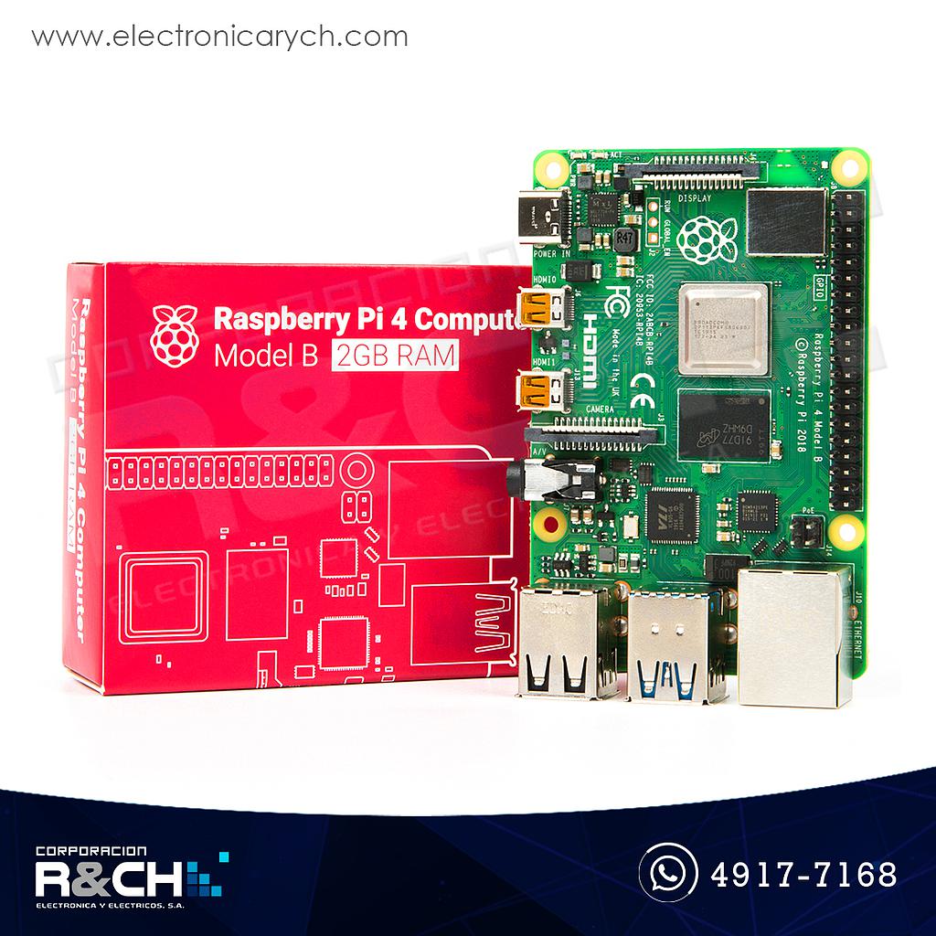 R-PI44 Raspberry PI 4 Model B 4Gb BCM2711 SoC | Electronica R&CH