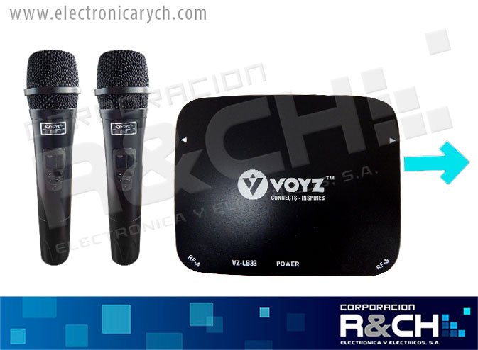 VZ-LB33 microfono inalambrico wireles Voyz