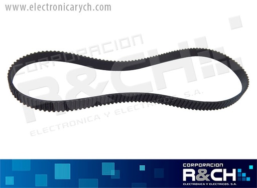 [PL-302B] PL-302B faja dentada de caucho L=302mm A=6mm GT2 mm