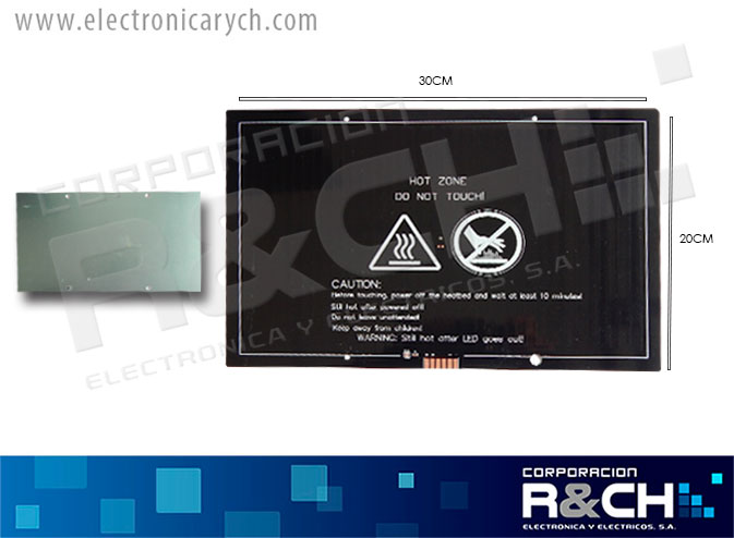 PC-C302 placa climatizadora para impresora 3D 30x20cm MK3