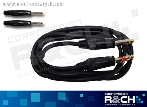 [VZ-M26-6FT] VZ-M26-6FT extension plug 1/4" mono a plug 1/4" mono VOYZ