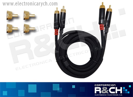 [VZ-N263-6FT] VZ-N263-6FT extension 2 RCA a 2 RCA 6' VOYZ