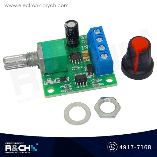 [MD-1803] MD-1803 Módulo control de velocidad de motor DC PWM 2A 2-12V 1803BK