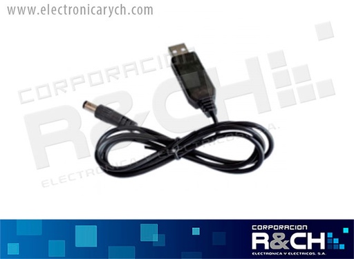 [AD-USB5] AD-USB5 extension USB a plug DC 2.1x5mm step-up 5V a 12V