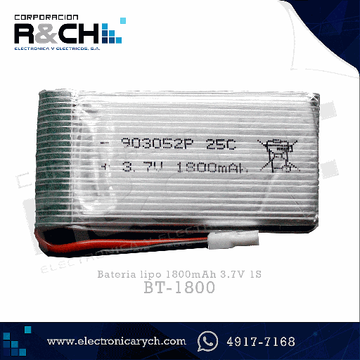 [BT-1800C] BT-1800 bateria lipo 1800mAh 3.7V 1S