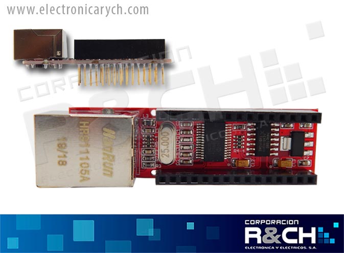 MD-ENC28J60 modulo ethernet compatible con arduino nano
