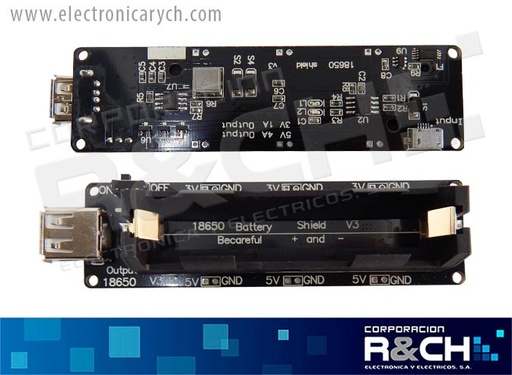 [MD-18650R] MD-18650R modulo de carga 18650 para raspberry