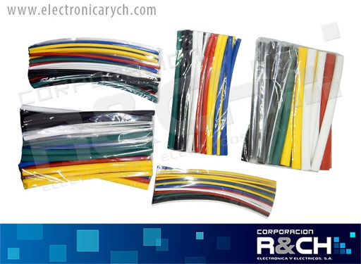 [SX-140] SX-140 Set de Termoencogible varios Tamaños y Colores