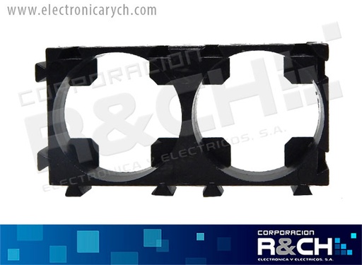 [PR-18650D] PR-18650D porta bateria doble o soporte para Bateria 18650