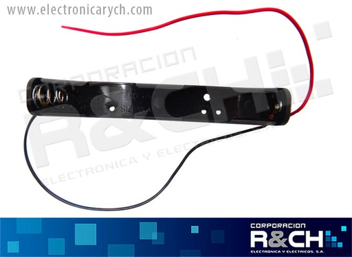 [PR-2AAL] PR-2AAL porta bateria AA lineal