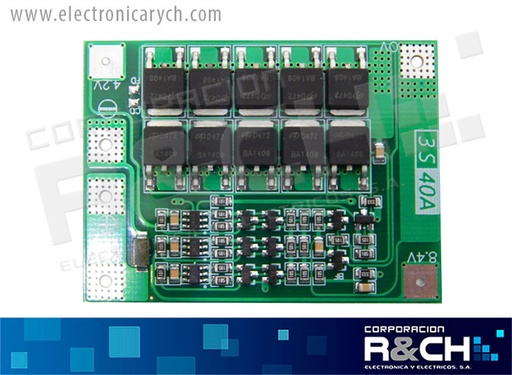 [MD-3S40] MD-3S40 modulo protector de baterías 3S 40A
