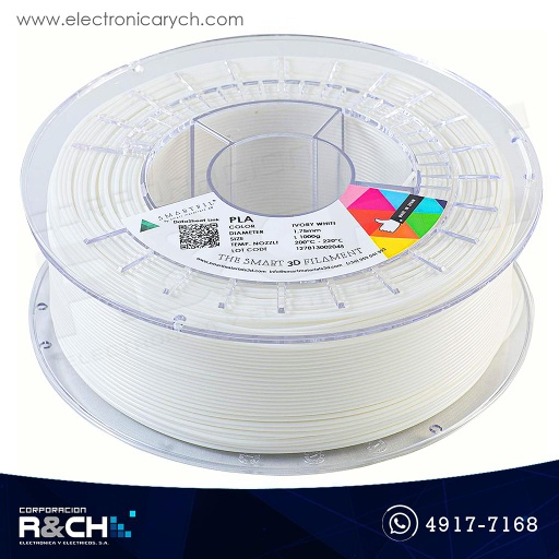 [FE-0WH0A] FE-0WH0A Filamento PLA 1.75mm 1Kg IVORY WHITE SMARTFIL
