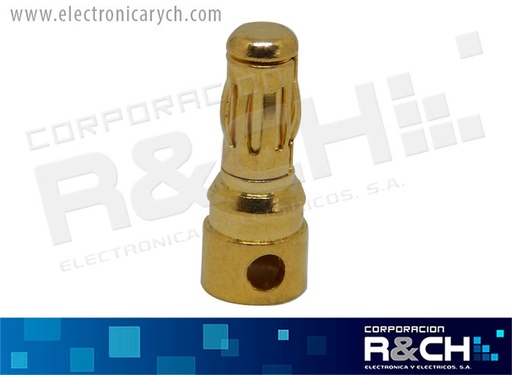 [CN-B35MF] CN-B35MF Conector tipo bala 3.5mm Macho y Hembra