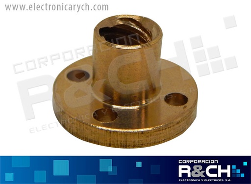 [TOR-M8T] TOR-M8T tuerca trapezoidal 8mm para tornillo M8