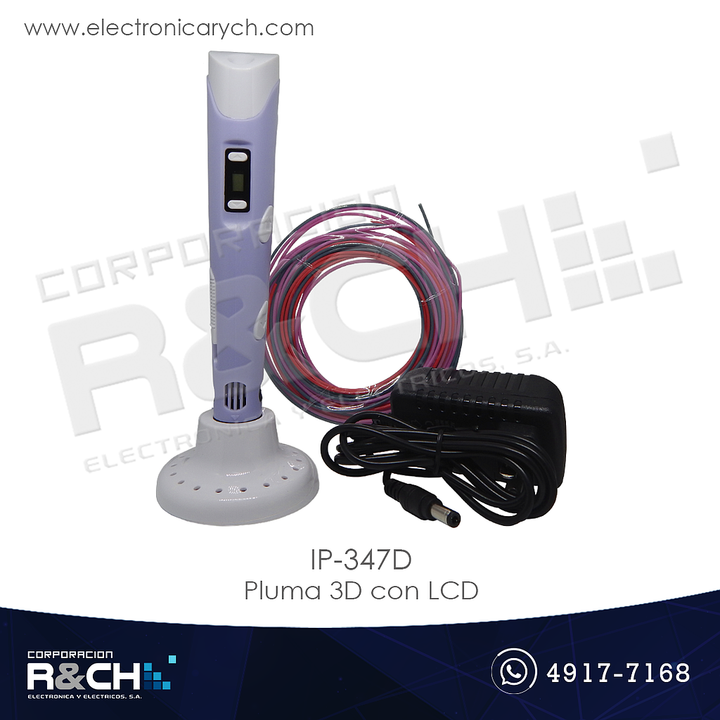IP-347D Pluma 3D con LCD