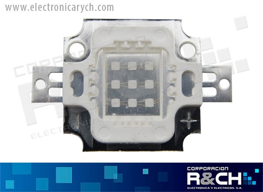 [LD-C10UV] LD-C10UV Led cuadrado 10W UV 365nm-370nm