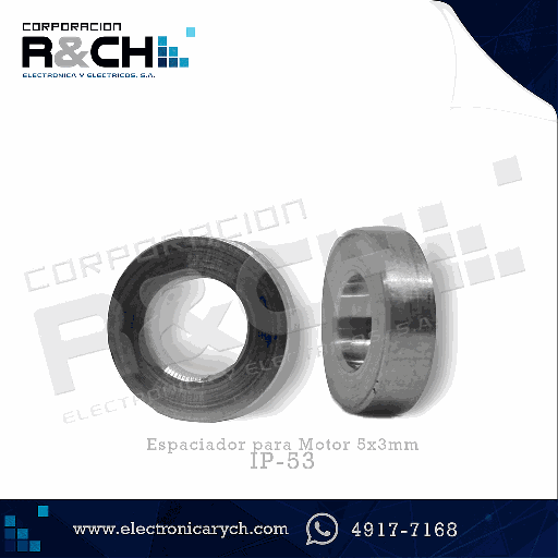[IP-53] IP-53 Espaciador para Motor 5x3mm