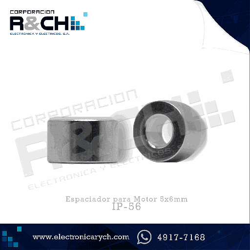 [IP-56] IP-56  Espaciador para Motor 5x6mm