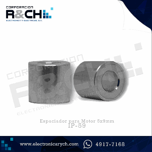 [IP-59] IP-59  Espaciador para Motor 5x9mm