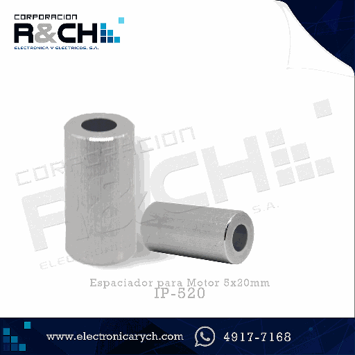 [IP-520] IP-520 Espaciador para Motor 5x20mm