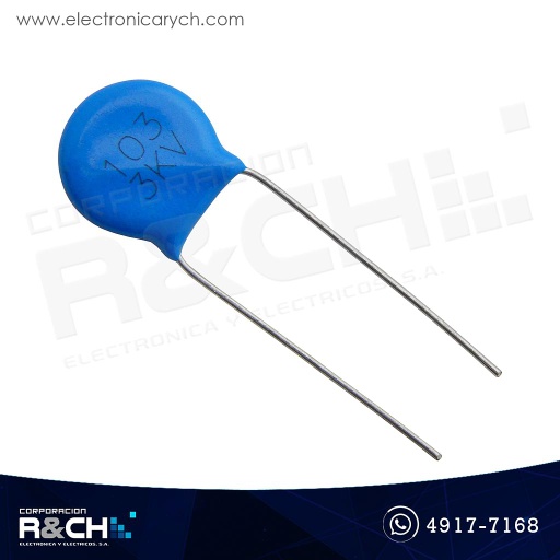 [CC-0.01U/3K] CC-0.01U/3K Capacitor 0.01uF 10nF (103)3KV