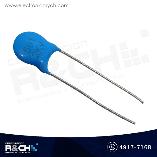 [CC-560P/2K] CC-560P/2K Capacitor 560pF (561)2KV