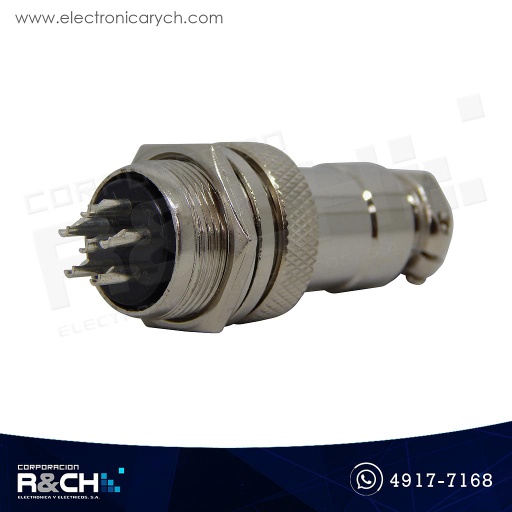 [CN-GX20-6] CN-GX20-6 Conector GX20 6 Pin Macho y Hembra