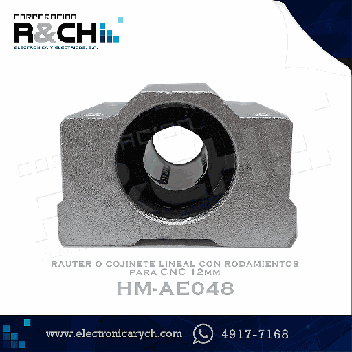 [HM-AE048] HM-AE048 rauter o cojinete lineal con rodamientos para CNC 12mm